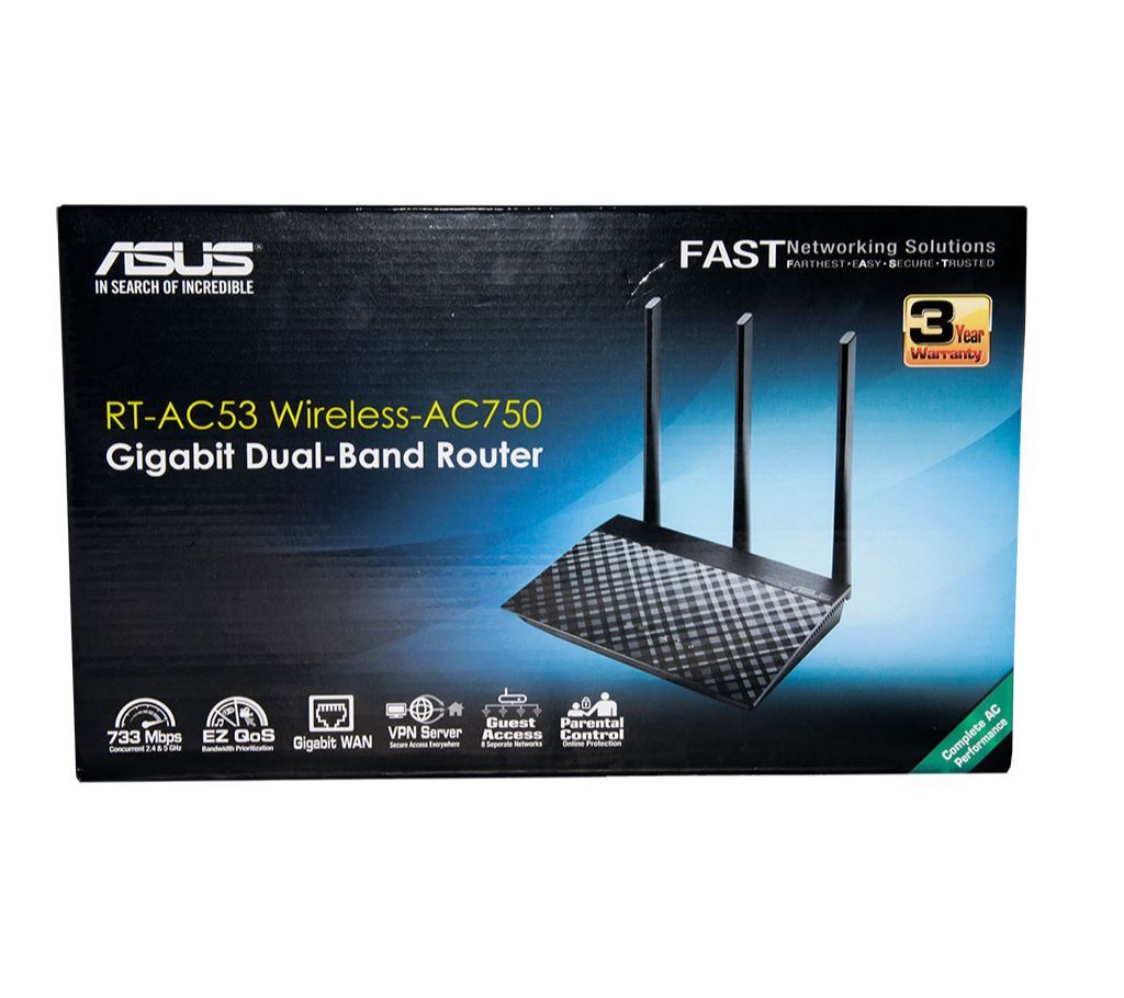 Asus RT-AC53 Dual-Band Wireless -AC750 Router