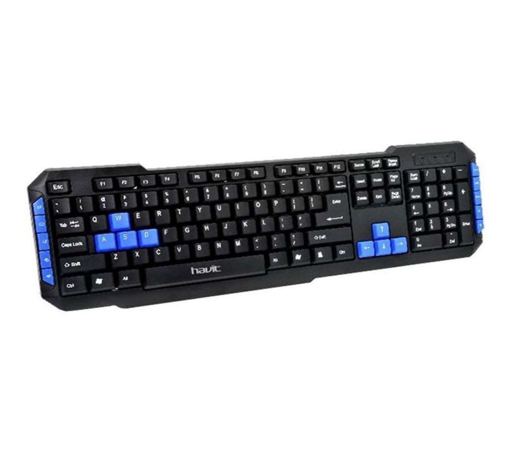 HV-KB327 - USB Gaming Multimedia Keyboard - Black