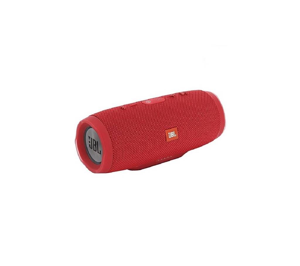 JBL Charge 3 Waterproof Portable Bluetooth Speaker - Red