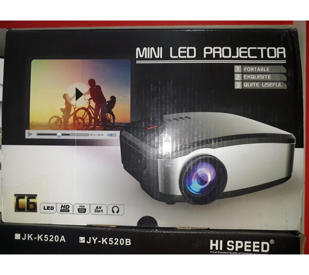 C6 Mini LED Projector