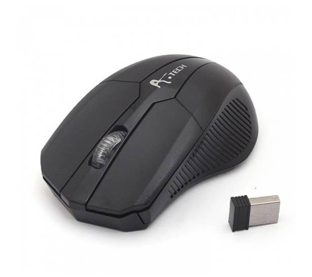 A.Tech 2.4G Wireless Mouse (Black)