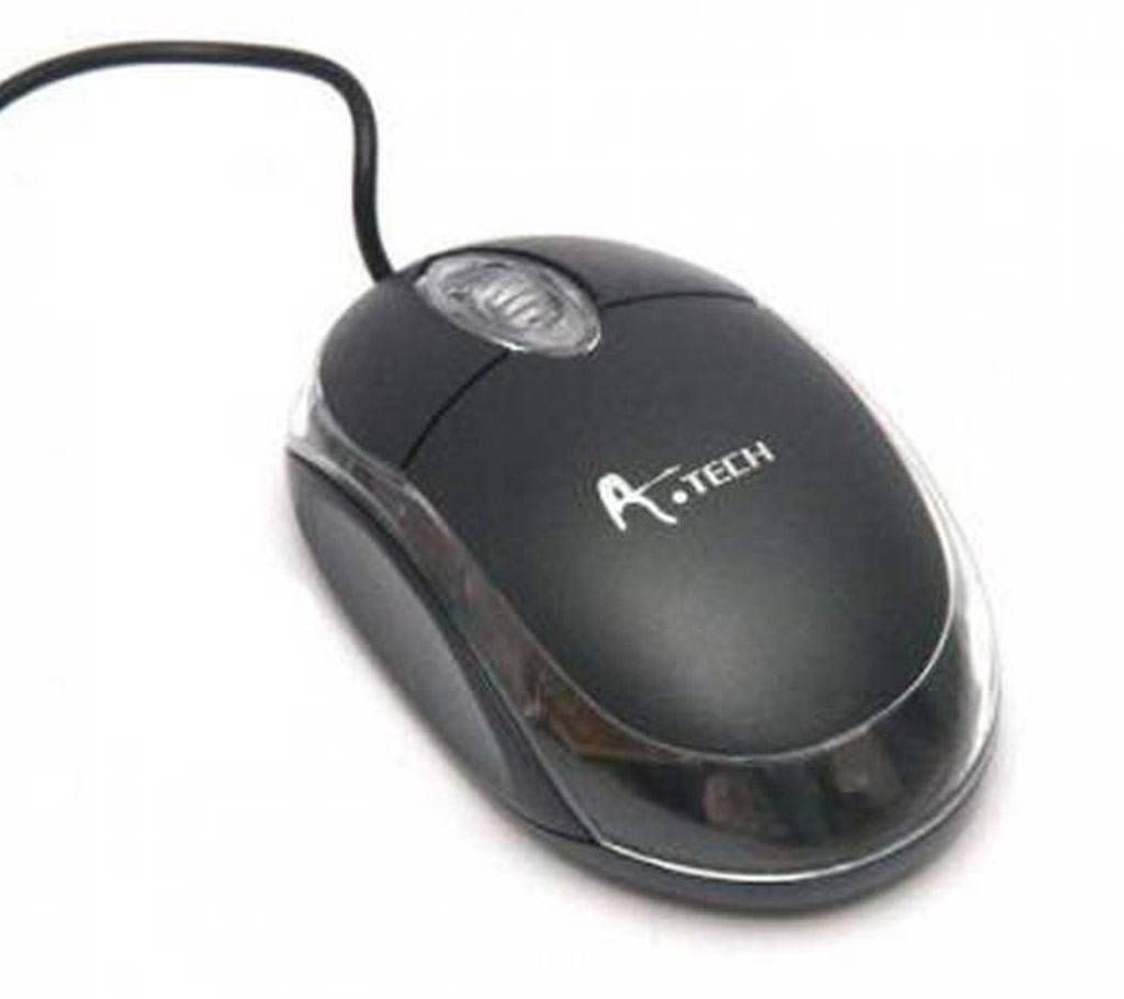 A.Tech OP1100 - USB Mouse - Black