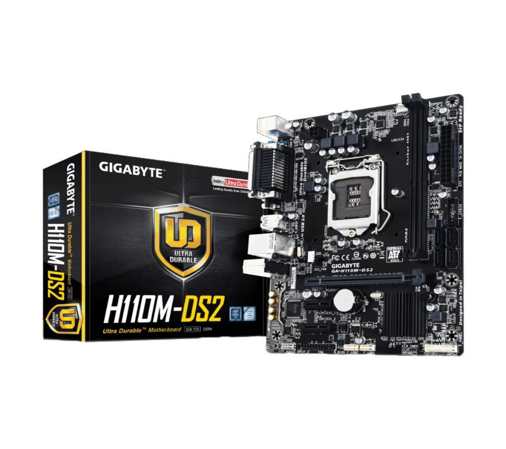 Gigabyte GA-H110M-DS2 DDR4 6th/7th Gen LGA1151 Socket Mainboard