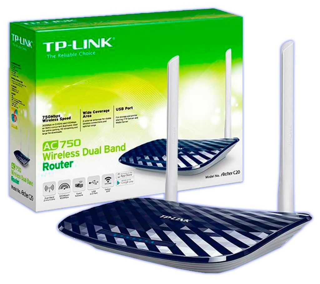 Tp-link Archer C20 AC750 Dual Band Router