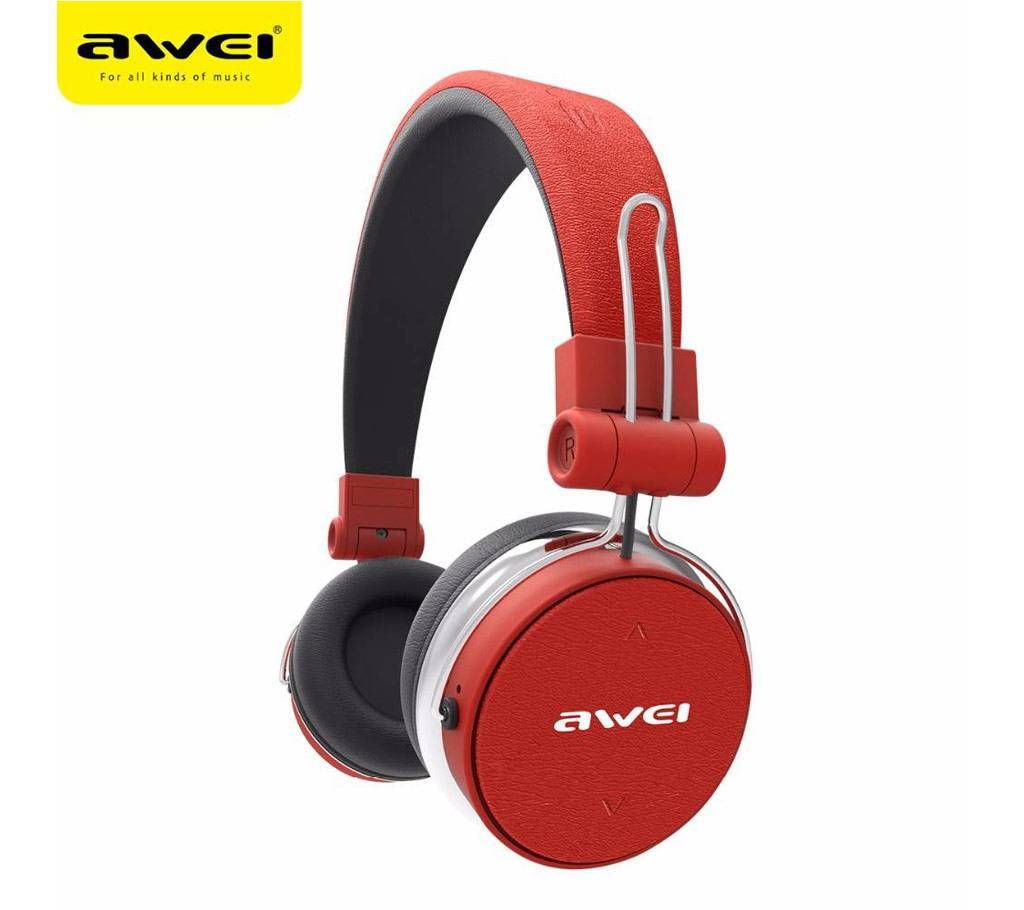 Awei A700BL stereo Bluetooth headset Red