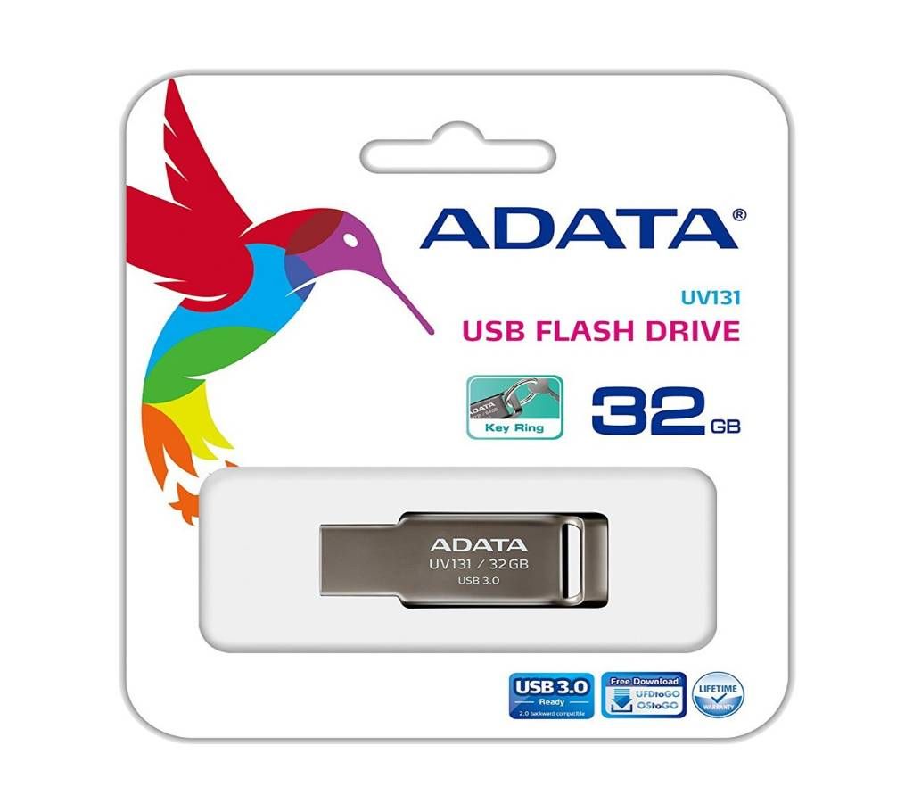 A Data UV131 32GB USB 3.0 Grey Pen Drive 32GB