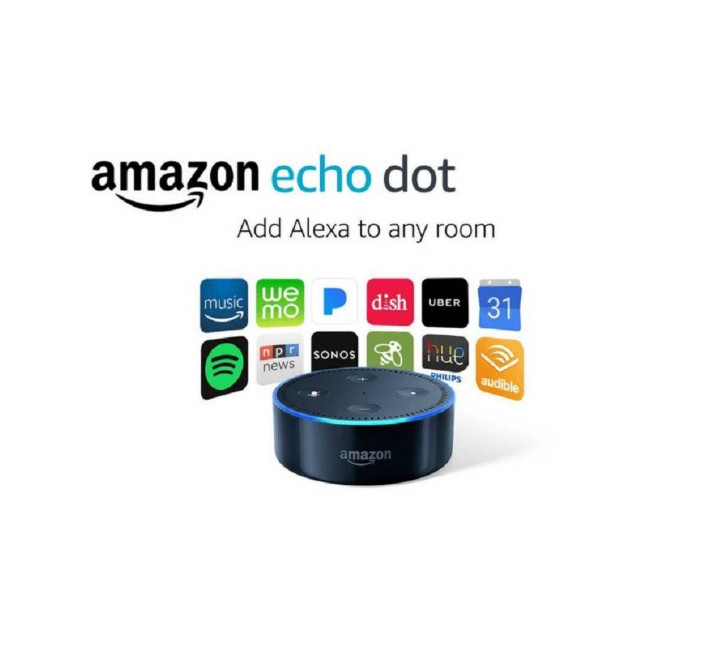 Amazon Alexa Echo Dot (2nd Generation)   Smart Voice Assistant Speaker