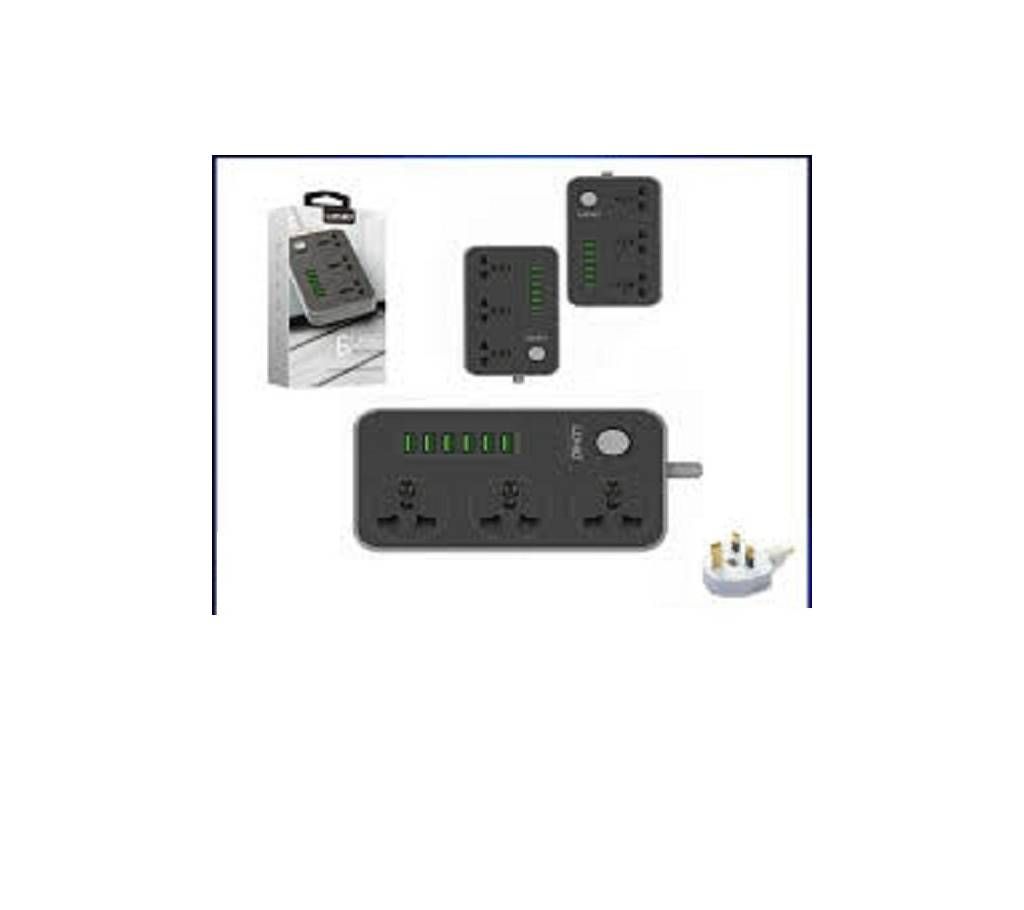 6 USB WITH 3 POWER SOCKET