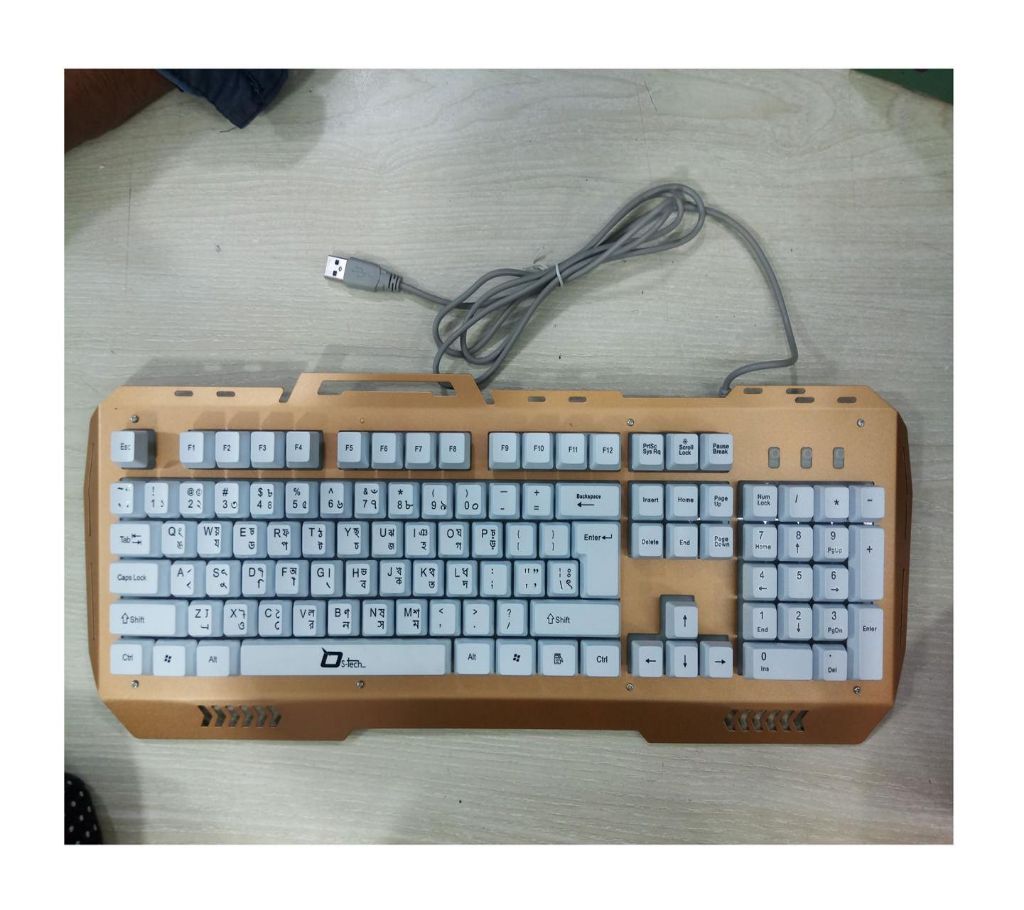 T8 Aurora Fingers Speed Light Rainbow Light Game Keyboard