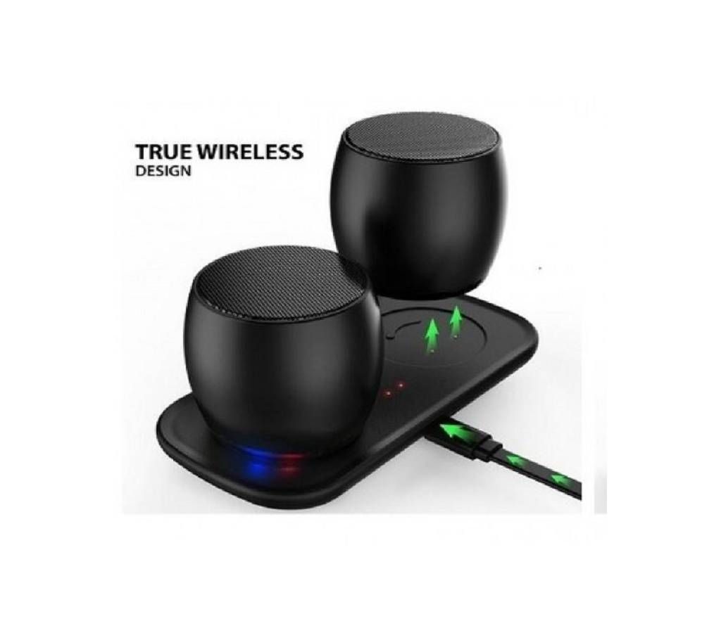 Sardine F1 Metal Dual Bluetooth Speakers Subwoofer Bass Speaker