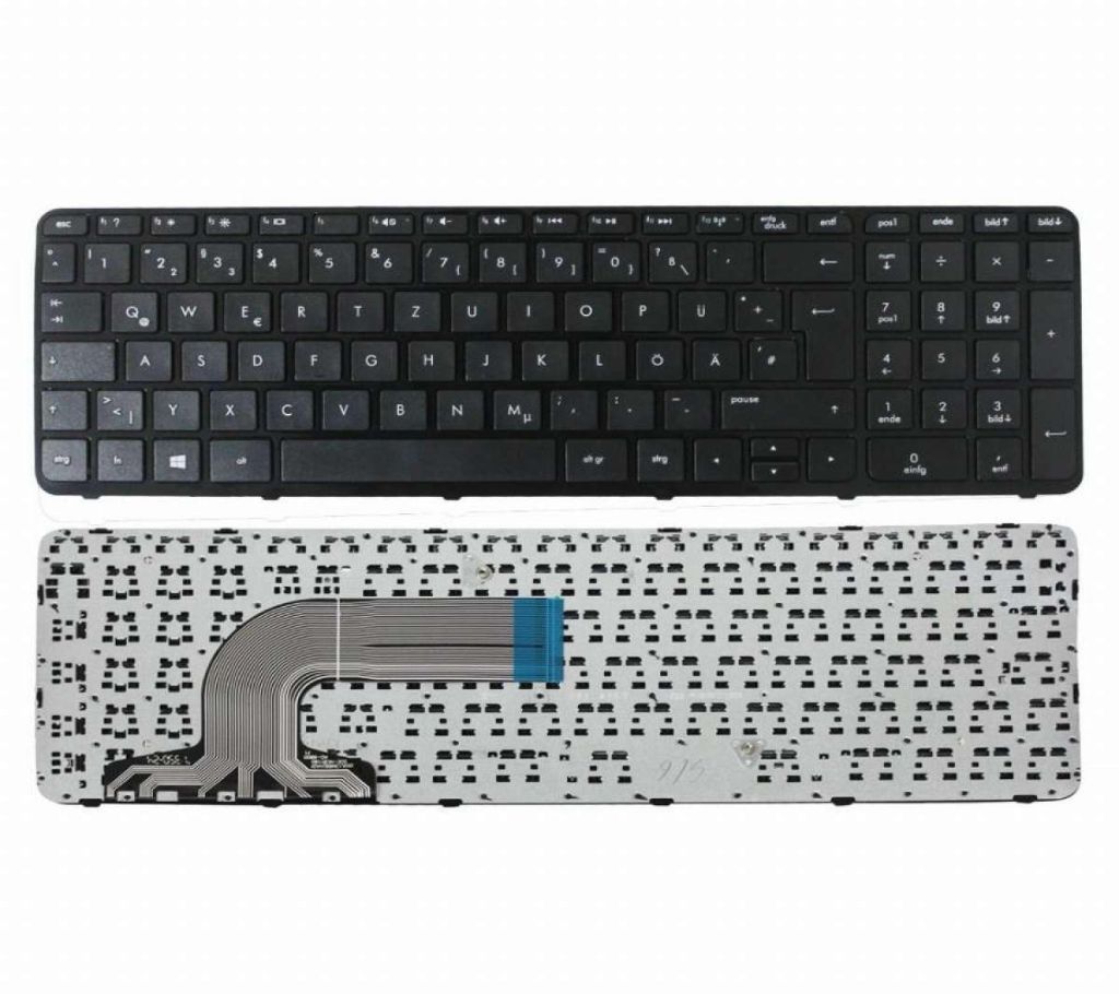 Laptop Keyboard for HP Pavilion 250 G3,255 G3,250 G2,255 G2 15-D 15-E 15-G 15-R 15-N 15-S 15-F 15-H 15-A Series US Black keypad with Frame