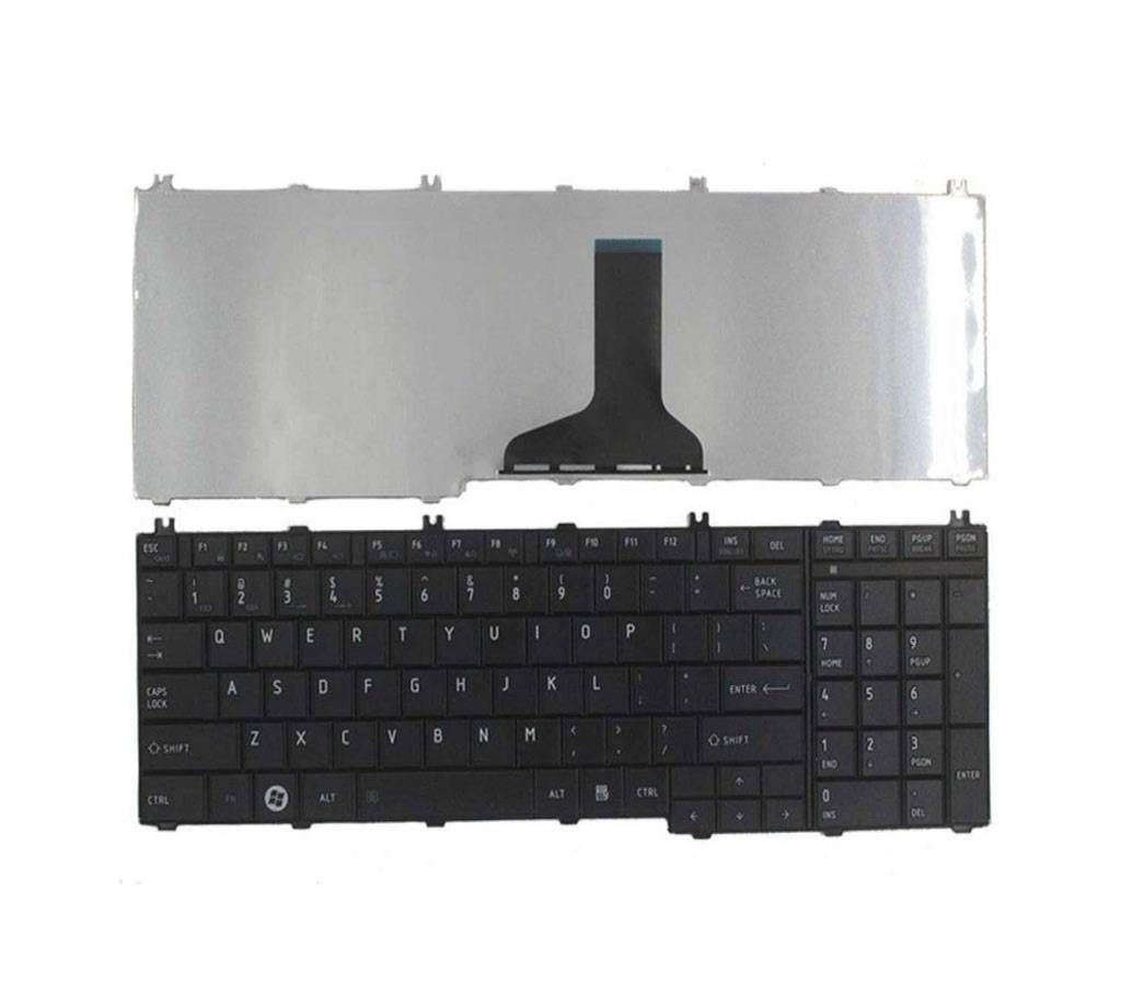 Laptop Replacement Keyboard Fit Toshiba Satellite C650 C660 C655 C670 C675 C650D C660D C655D C670D C675D US Layout (Black)