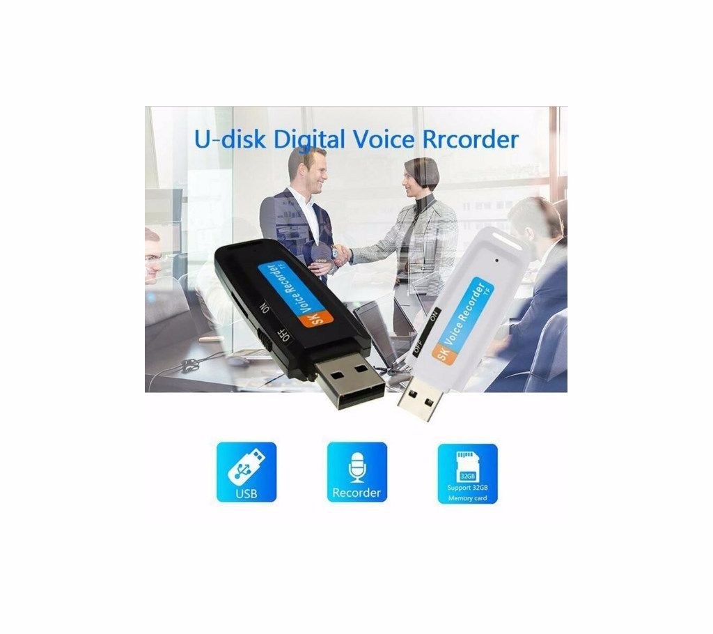 New arrival U-Disk Digital Audio Voice Recorder USB Flash Drive up to 32GB
