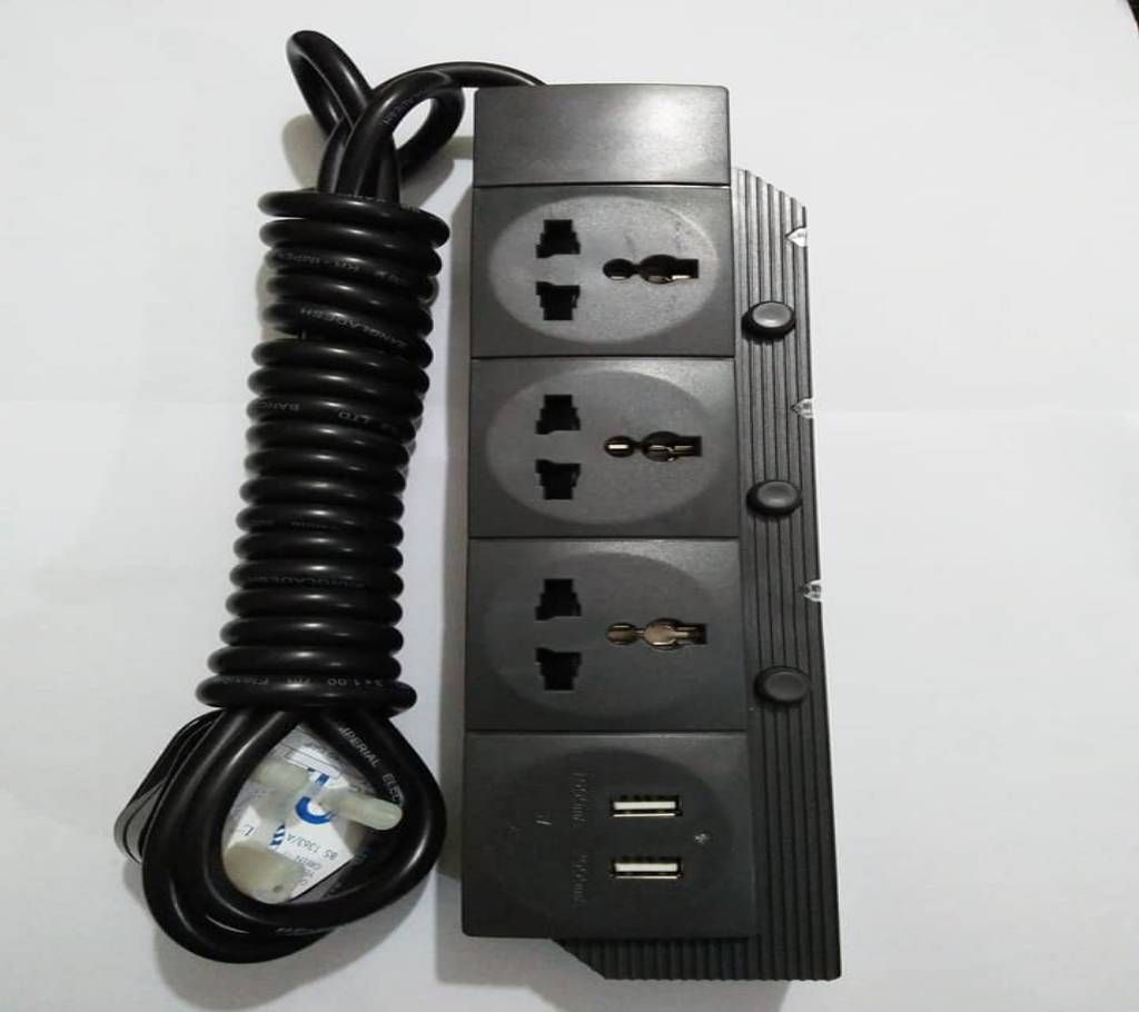 Energypac Extension Socket 3 points with USB