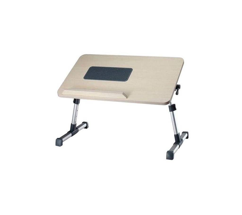 Laptop Table with Cooler - Off white