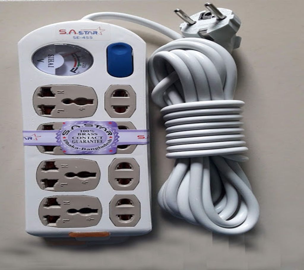 Multi plug 8 port Socket