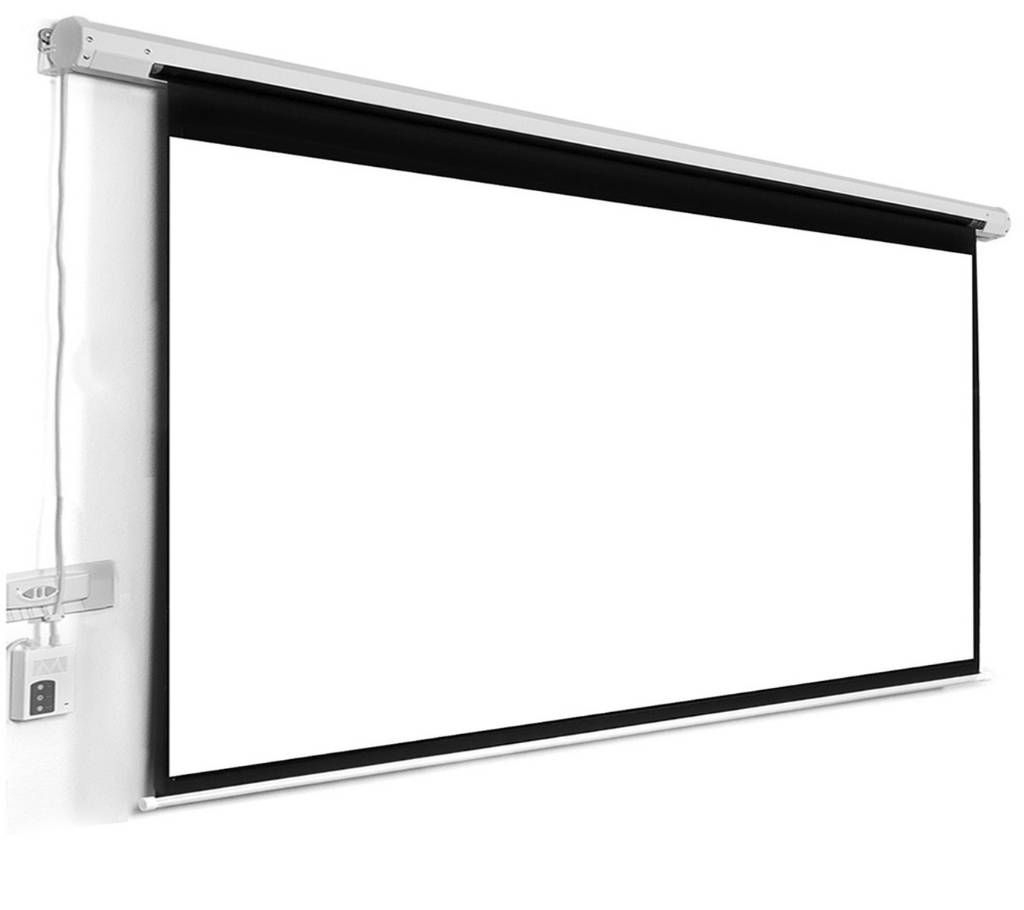 Electric Motorized 70 Inch Square Projector Screen