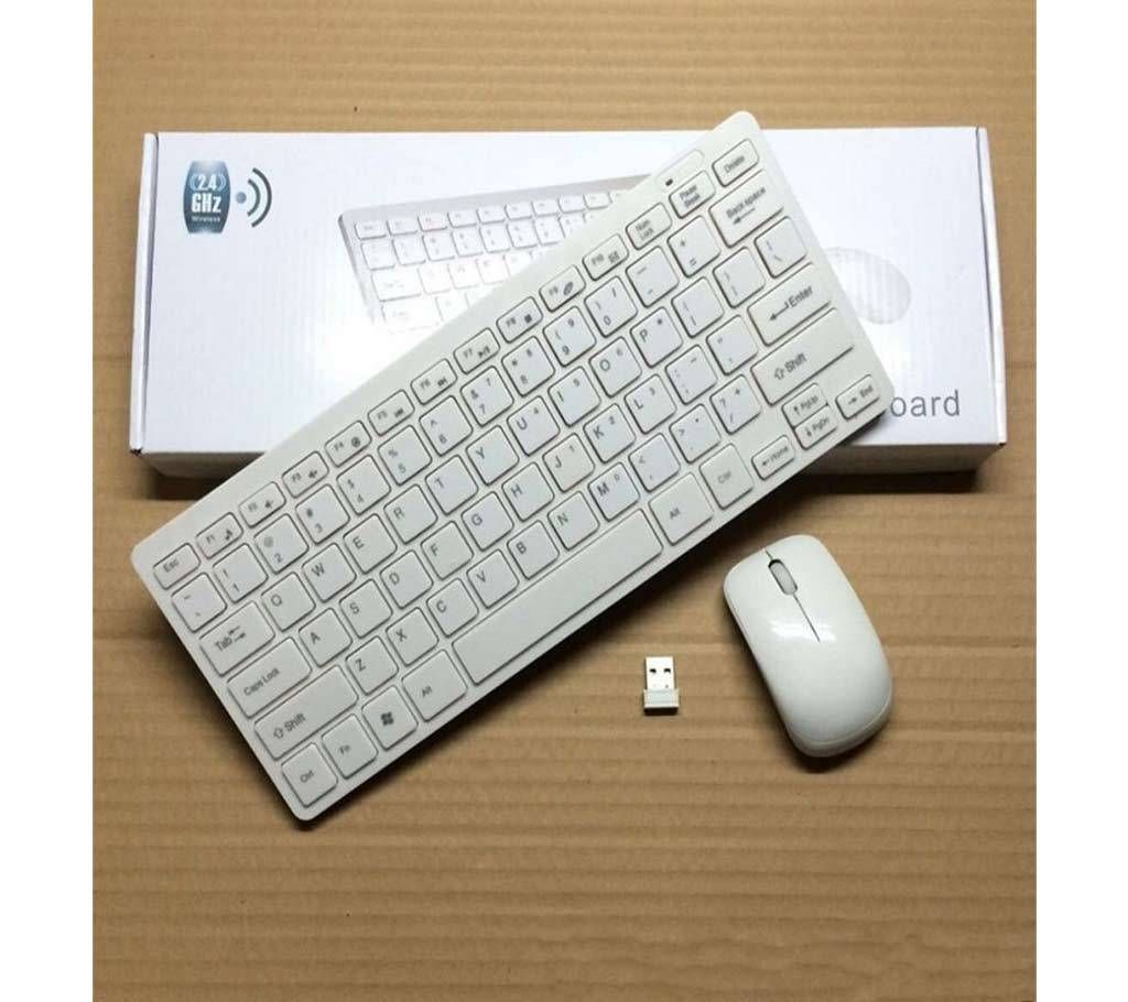 Wireless Mini Keyboard and Mouse