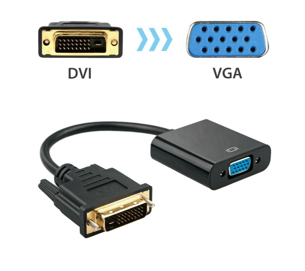 DVI To VGA Cable Adapter Converter