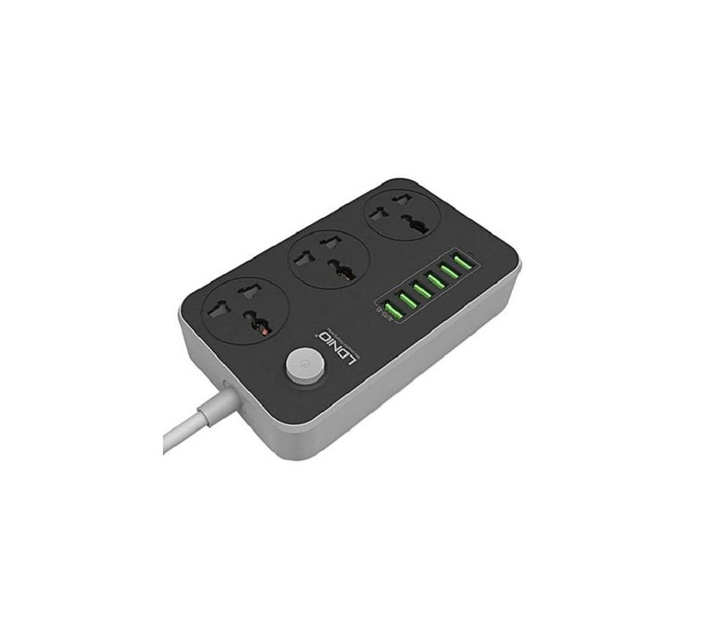 Ldnio Power Strip With 6 USB Ports SC3604 - Black