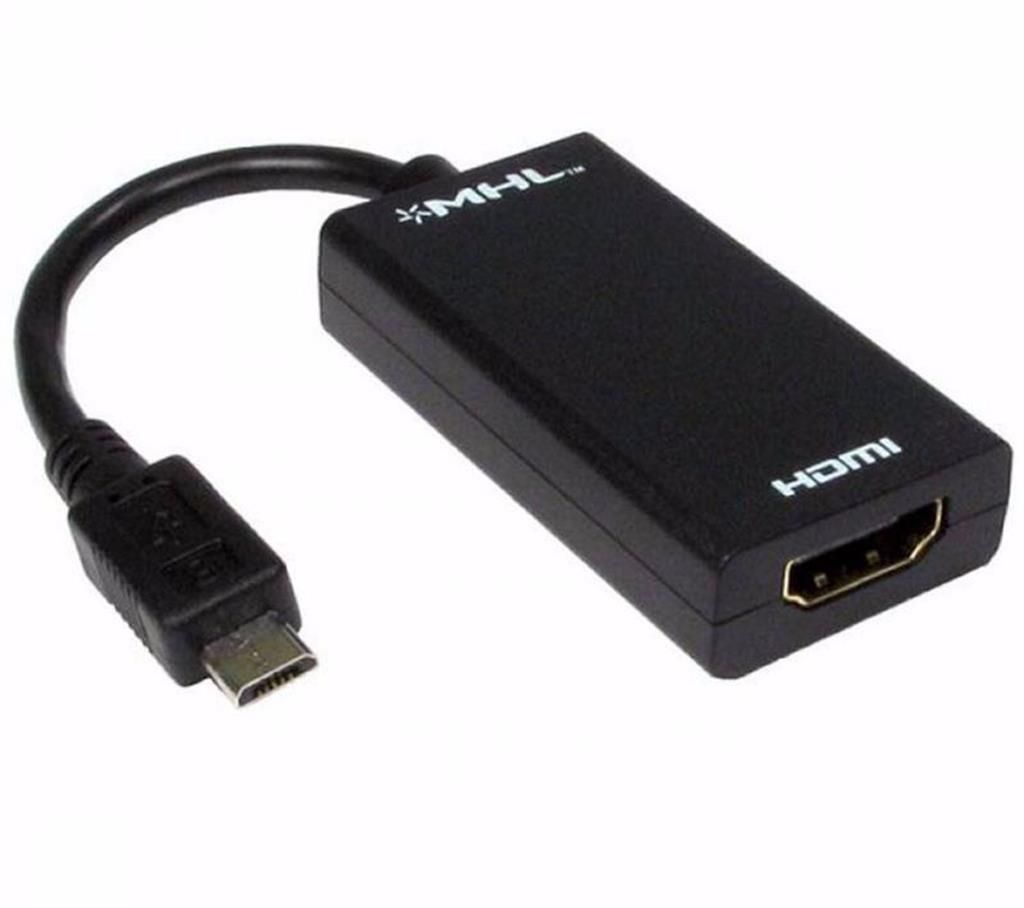 Micro USB to HDMI port