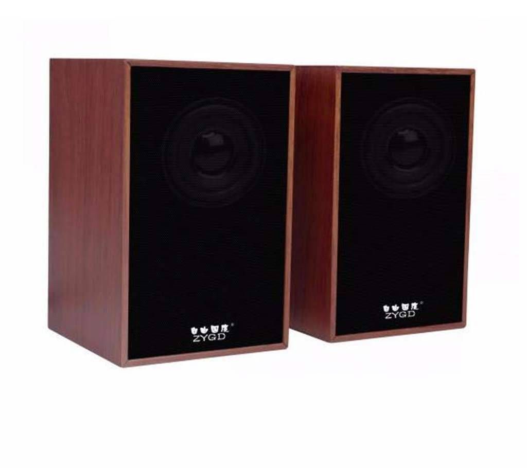 Wood USB Speaker for PC and Laptop