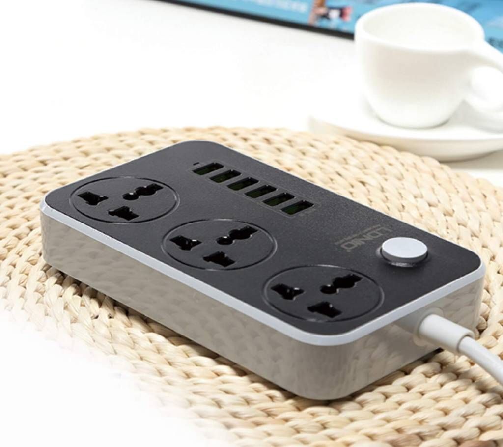 LDNIO SC3604 Power Strip with 6 USB Ports