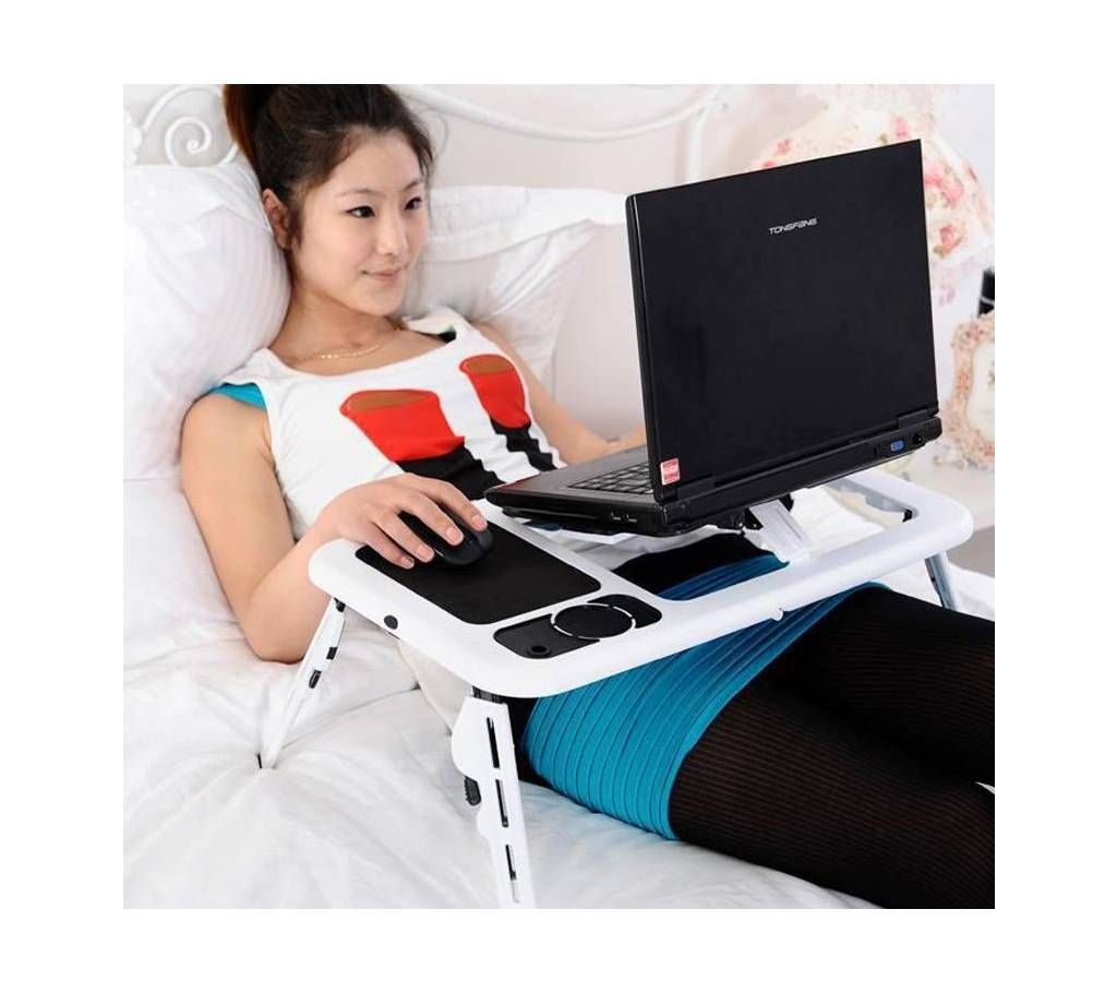 Multi-functional Laptop Table With Cooling Fan
