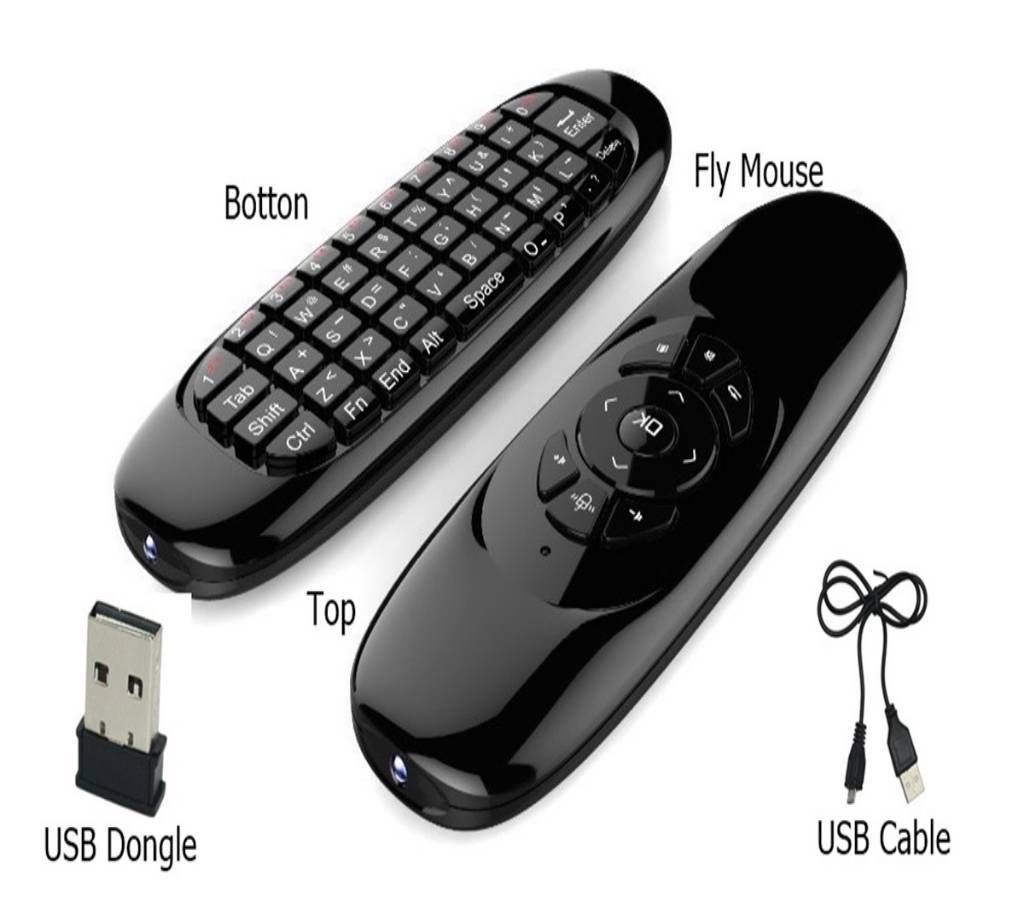 Wireless Smart Air Mouse C120 - Black