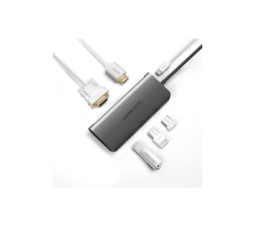 USB-C Multifuntional Adapter Gray