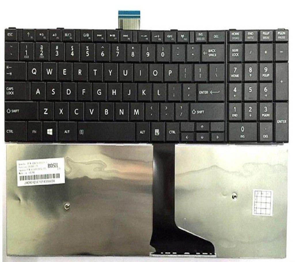New Laptop Internal Keyboard Compatible with Toshiba Satellite C50 C55 C55D C50D C50DT Laptop Internal Keyboard-Black