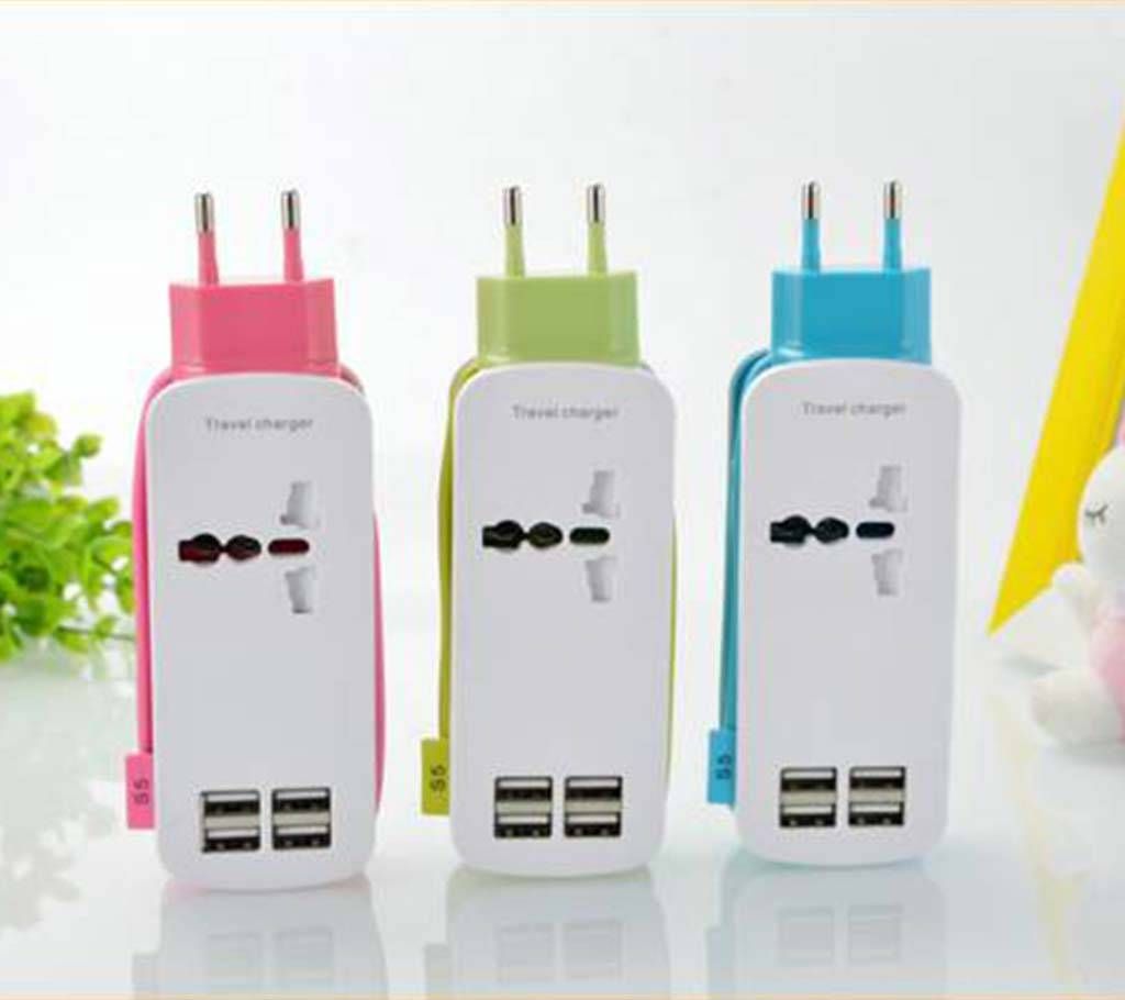 5 IN 1 FOUR USB PLUG