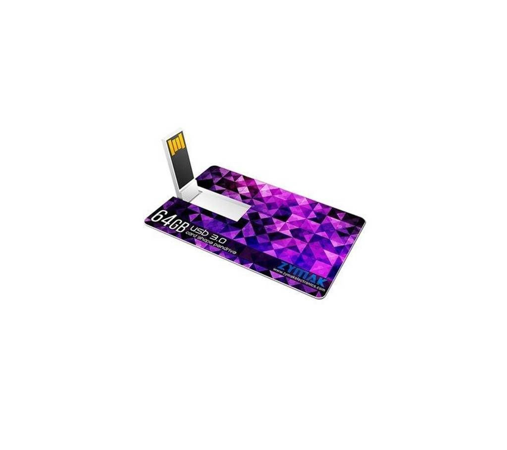 Pendrive 64GB USB 3.0 credit card shaped(Zymac)