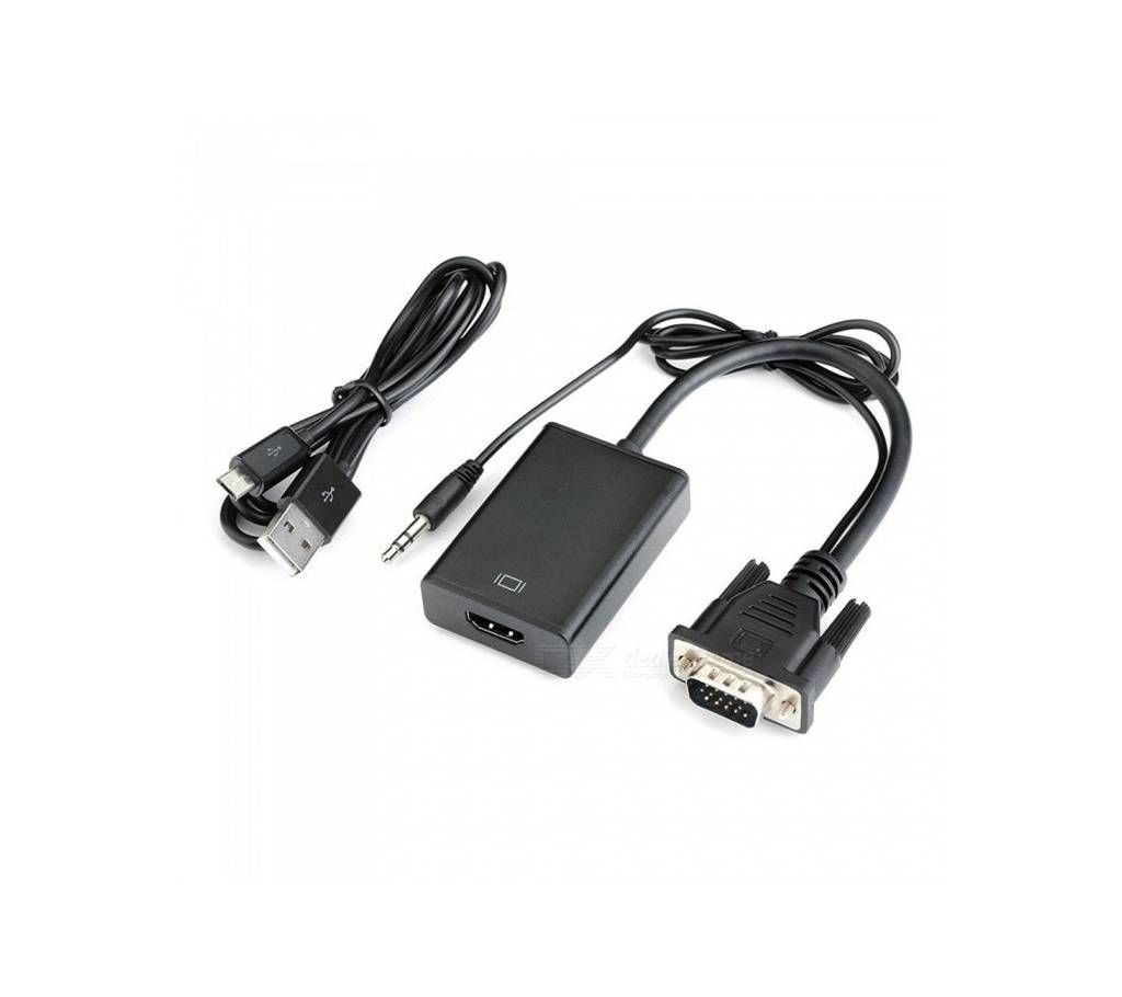 VGA to HDMI adapter with audio