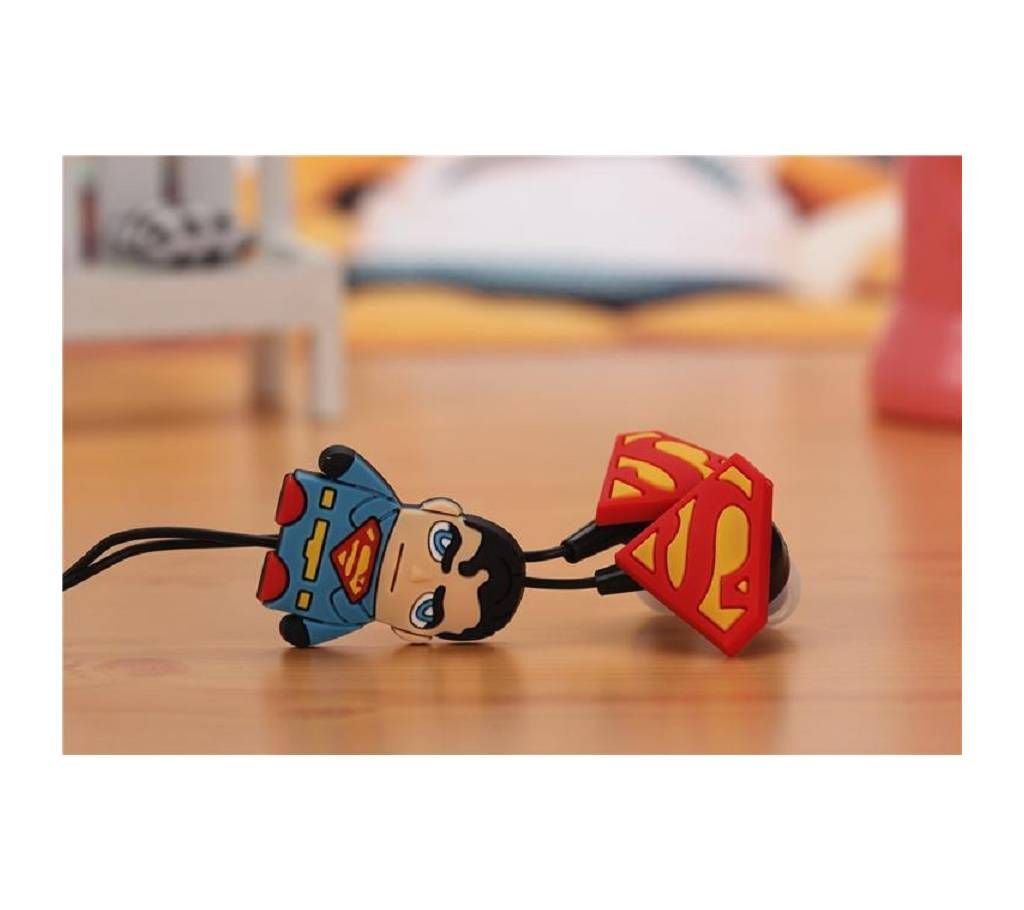 3.5mm Superhero Earphone - Superman