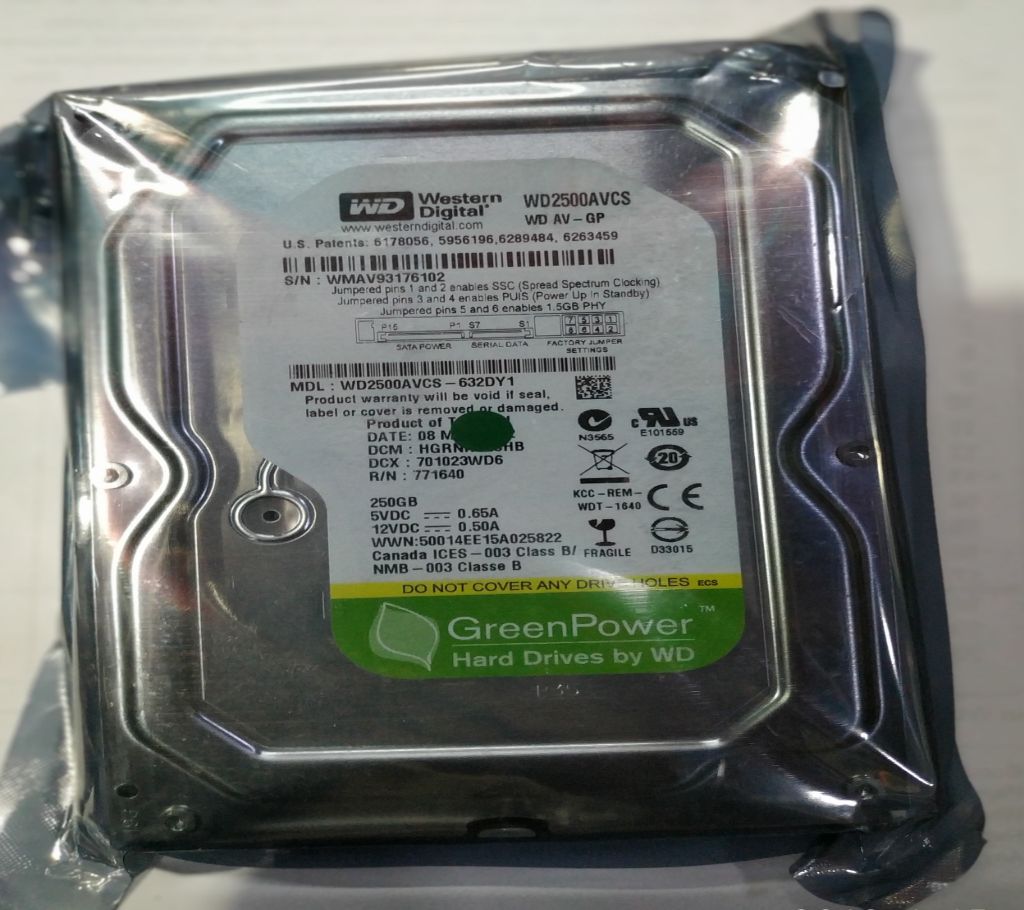 Desktop Computer Hard Disk 250GB