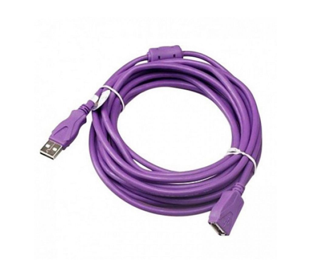 USB Extension Cable 1.5m Male to Female - Purple