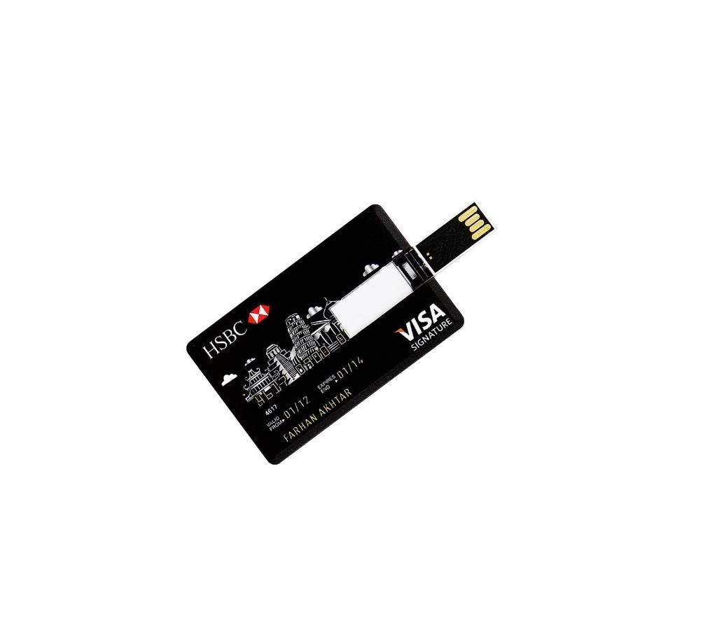 Credit card shape pendrive