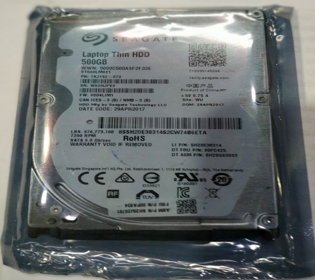 Laptop HardDisk  Seagate 500GB