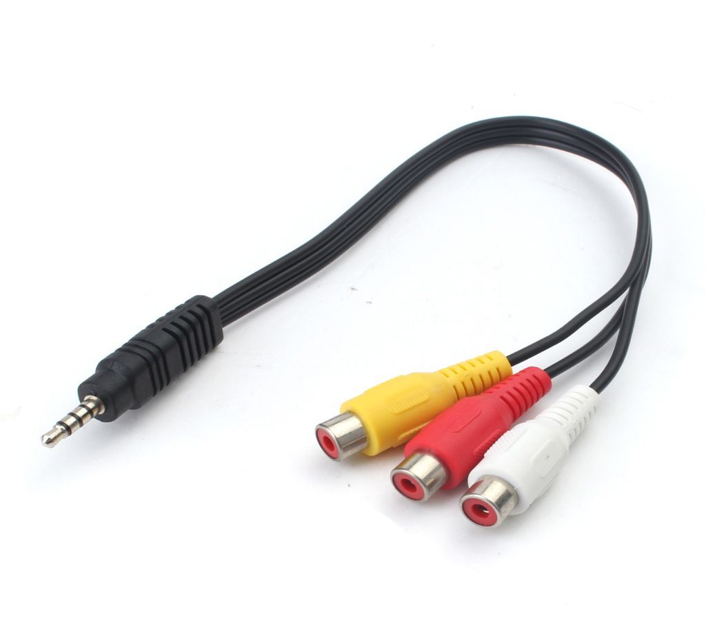 3.5mm Avi Female Port/ RCB Cable
