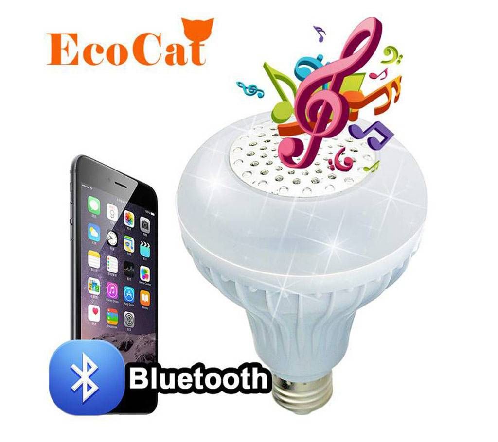 Mini RGB LED Bluetooth Music Bulb With Speaker