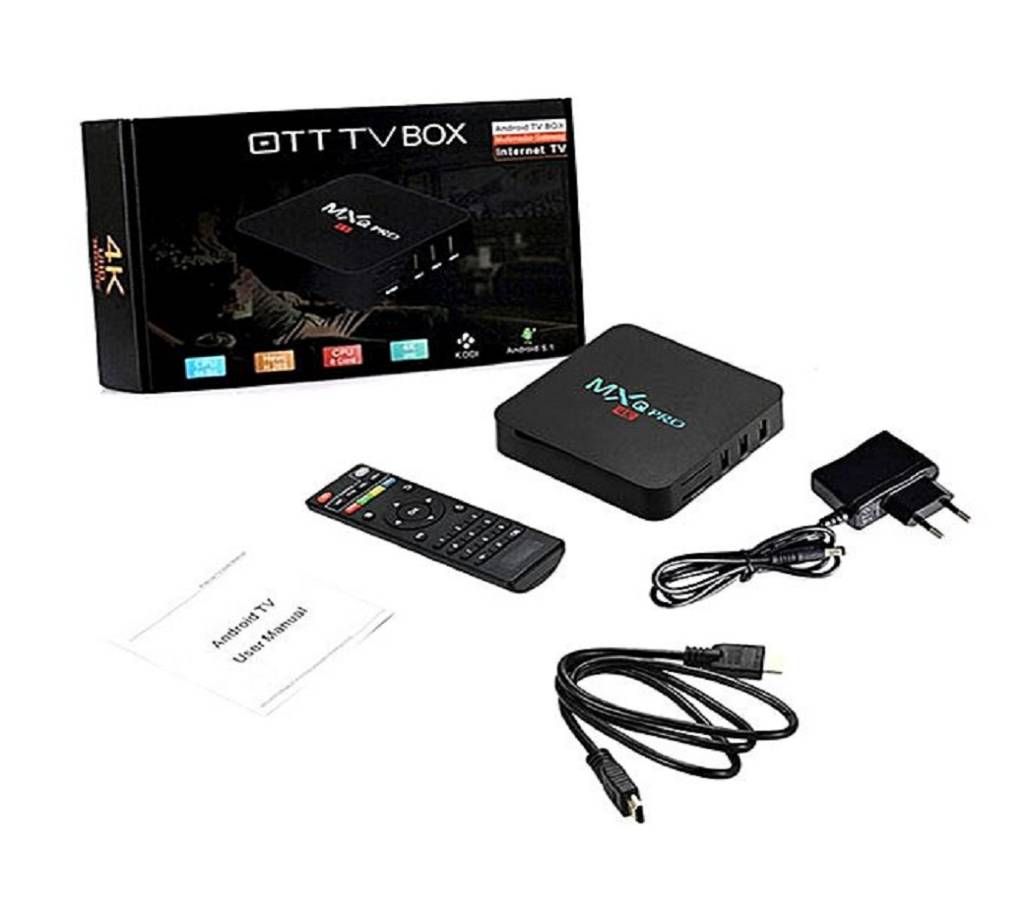 OTT MXQ PRO 4K Android Smart TV Box