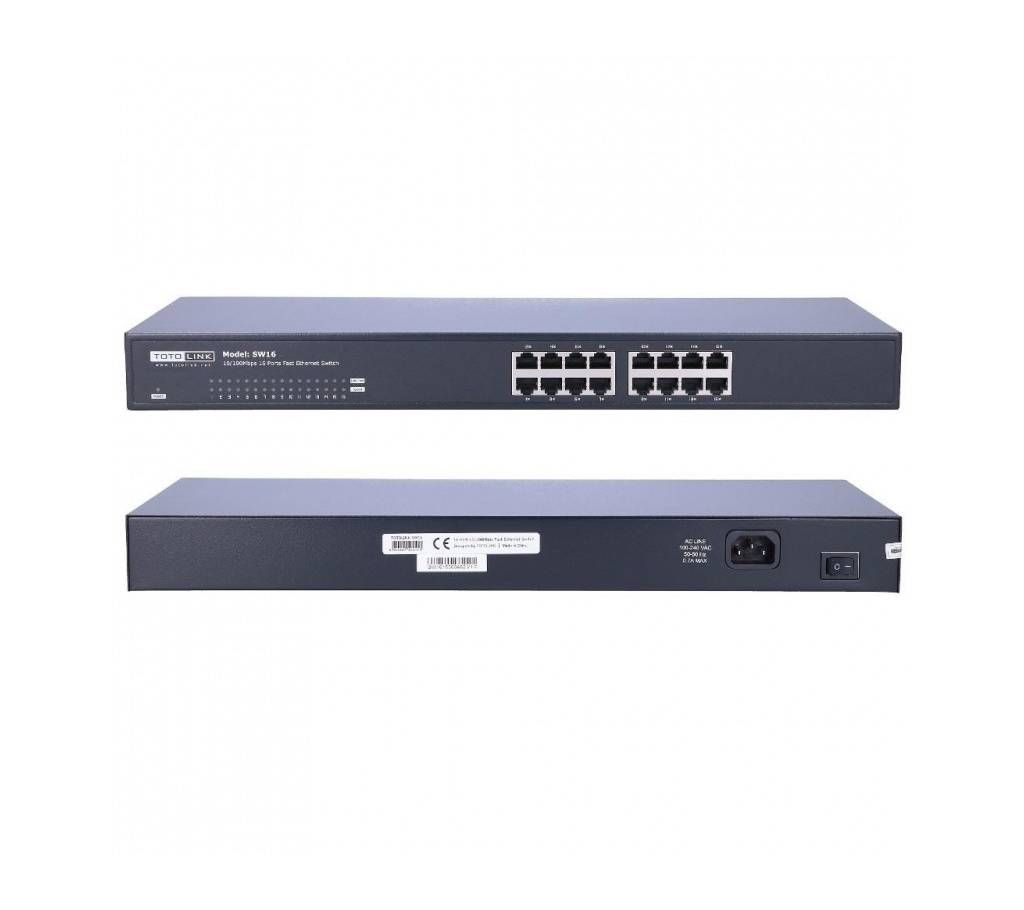 16-Port 10/100Mbps Unmanaged Switch