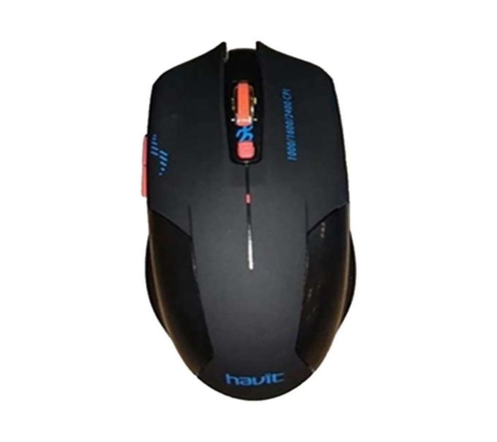 HV-MS927GT Wireless Optical Mouse Black - Black