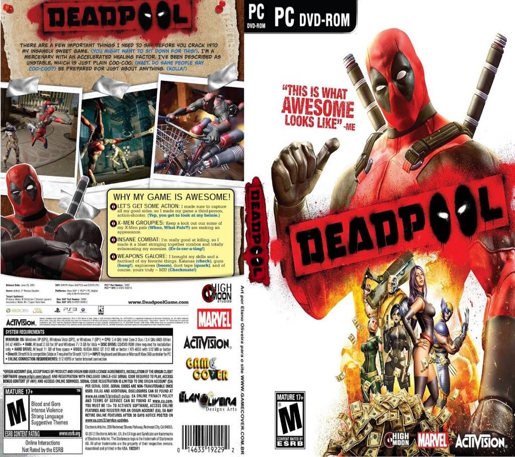 Deadpool PC DVD