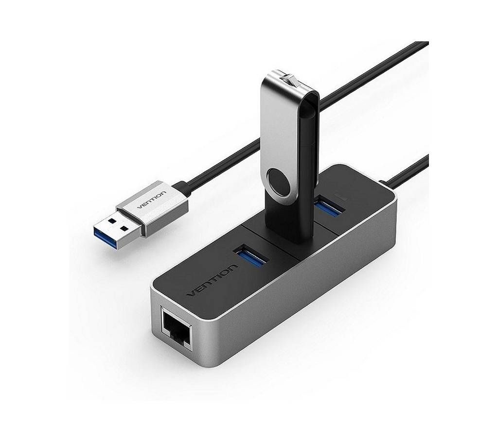 3 Port USB 3.0 HUB with Ethernet LAN