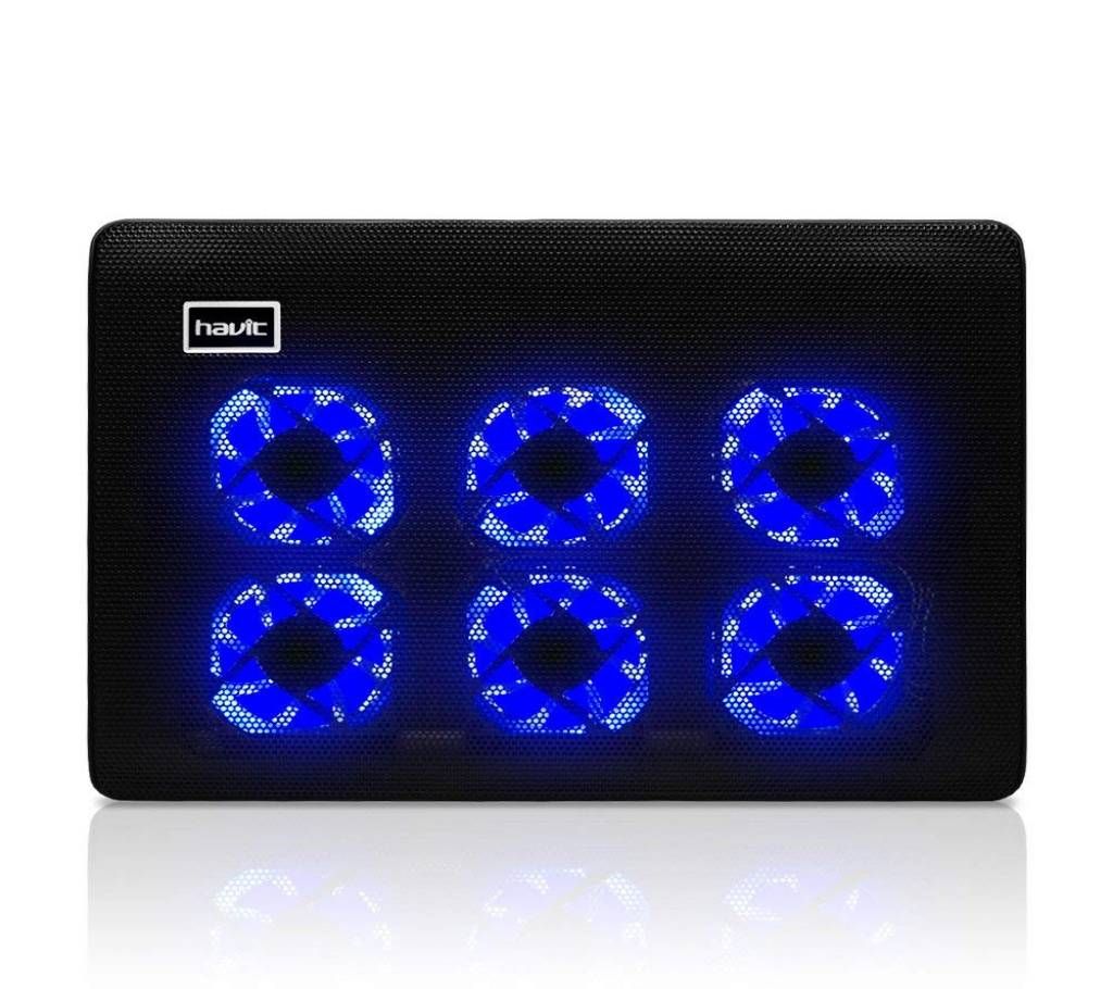 HAVIT HV-F2060 Cooling pad  Laptop Cooler with Adjustable Wind Speed (6 Fans)