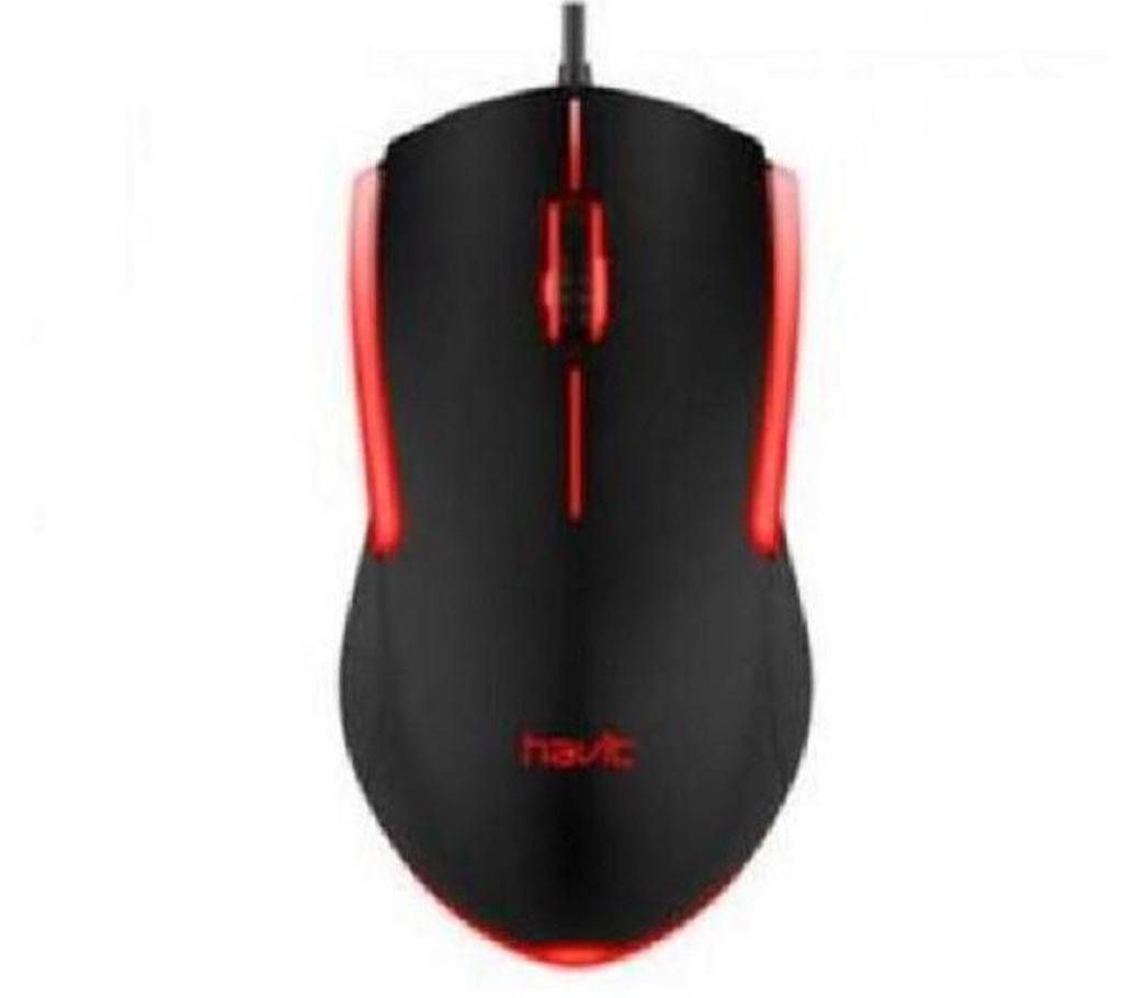 HAVIT MS839 LED RGB Gaming Mouse - Black