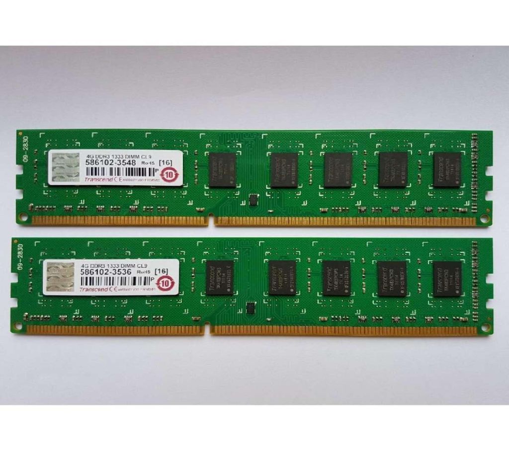 TRANS_CEND 8GB RAM DDR3 DIMM CL9 586102-3548 RoHS (16) 1333MHz Desktop 1333MHz DESKTOP RAM
