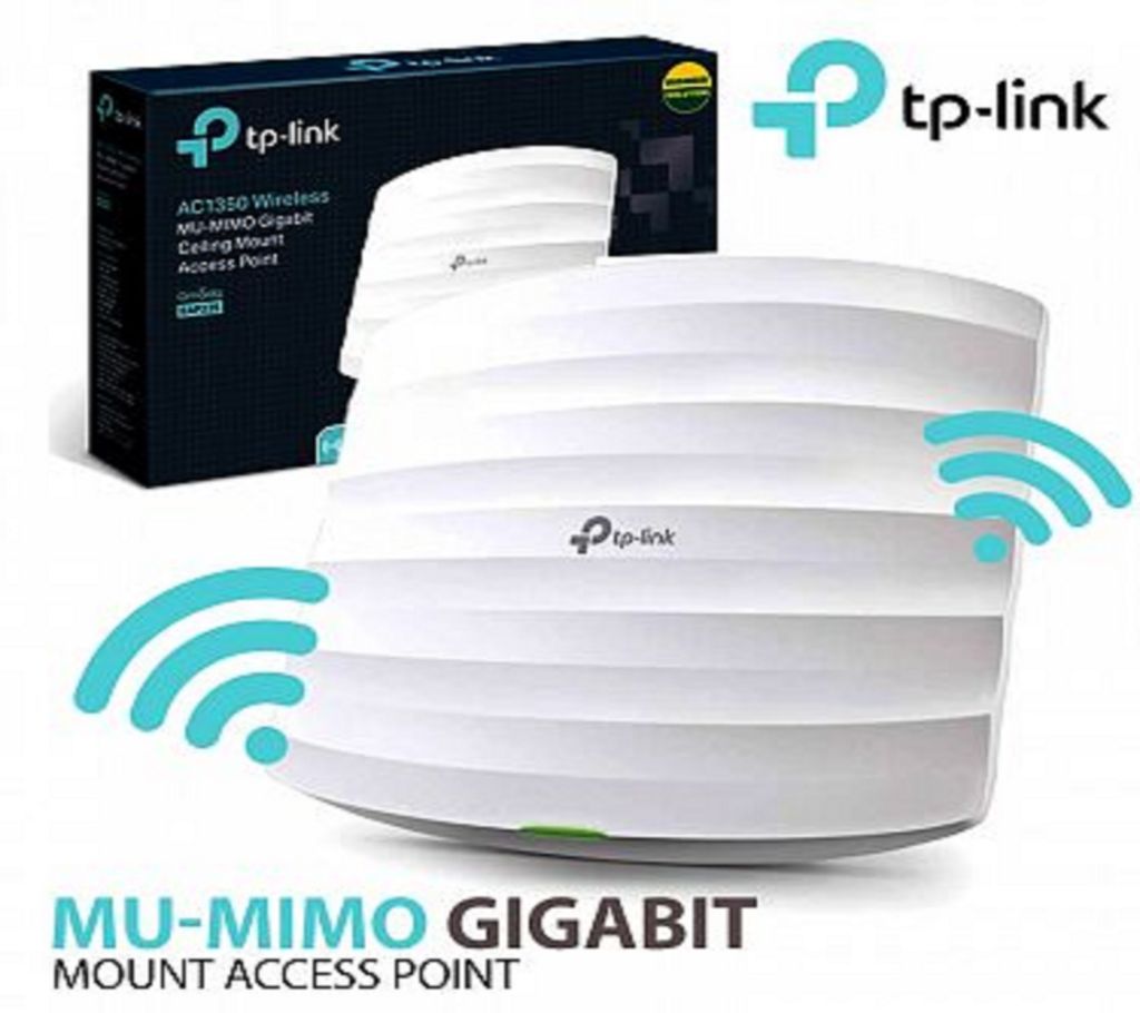 TP-Link EAP225 AC1350 Wireless MU-MIMO Gigabit Ceiling Mount Access Point